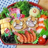 キャラ弁☆今年の干支！ひら天deイシシとノシシ♪